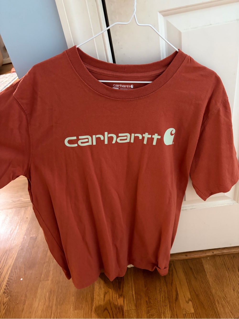 Carhartt Rust Logo relaxed men’s Tee shirt